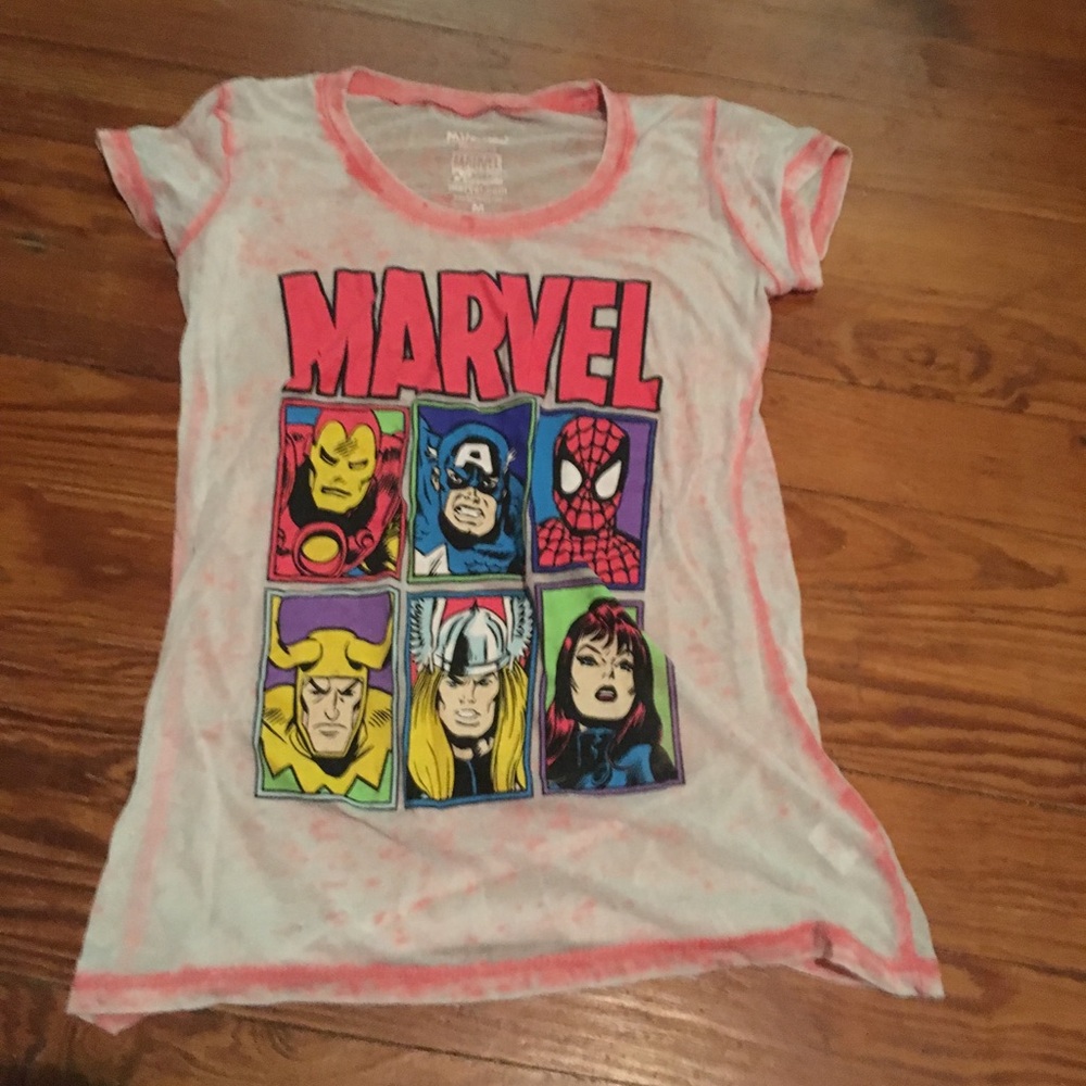 Pink Marvel T-Shirt